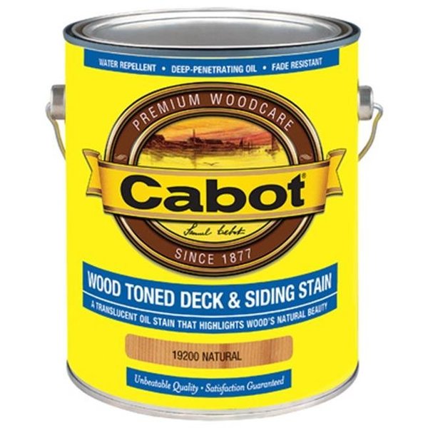 Samuel Cabot Inc Cabot Samuel 19200-07 Gallon Natural VOC Wood Toned Deck & Siding Stain - Pack of 4 149603